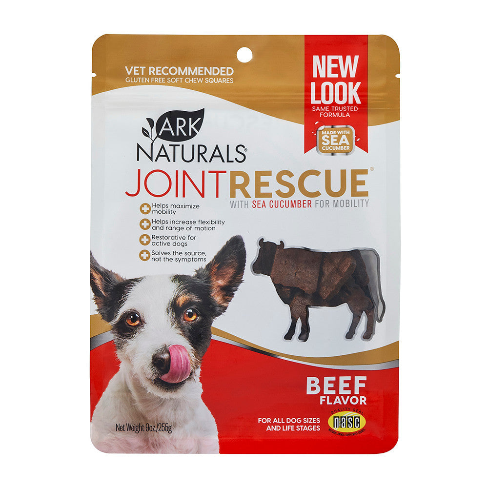Ark Naturals Sea Mobility Joint Rescue Beef Jerky Flavor Pet Supplement, 9 Oz